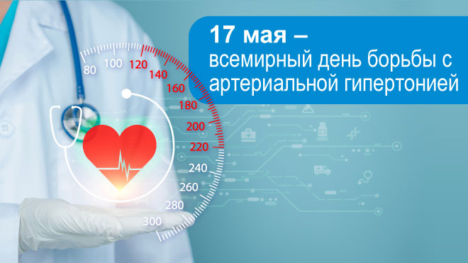 17 мая – день борьбы с артериальной гипертонией