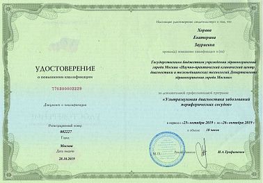 Сертификат Хорава Екатерина Зауриевна 8